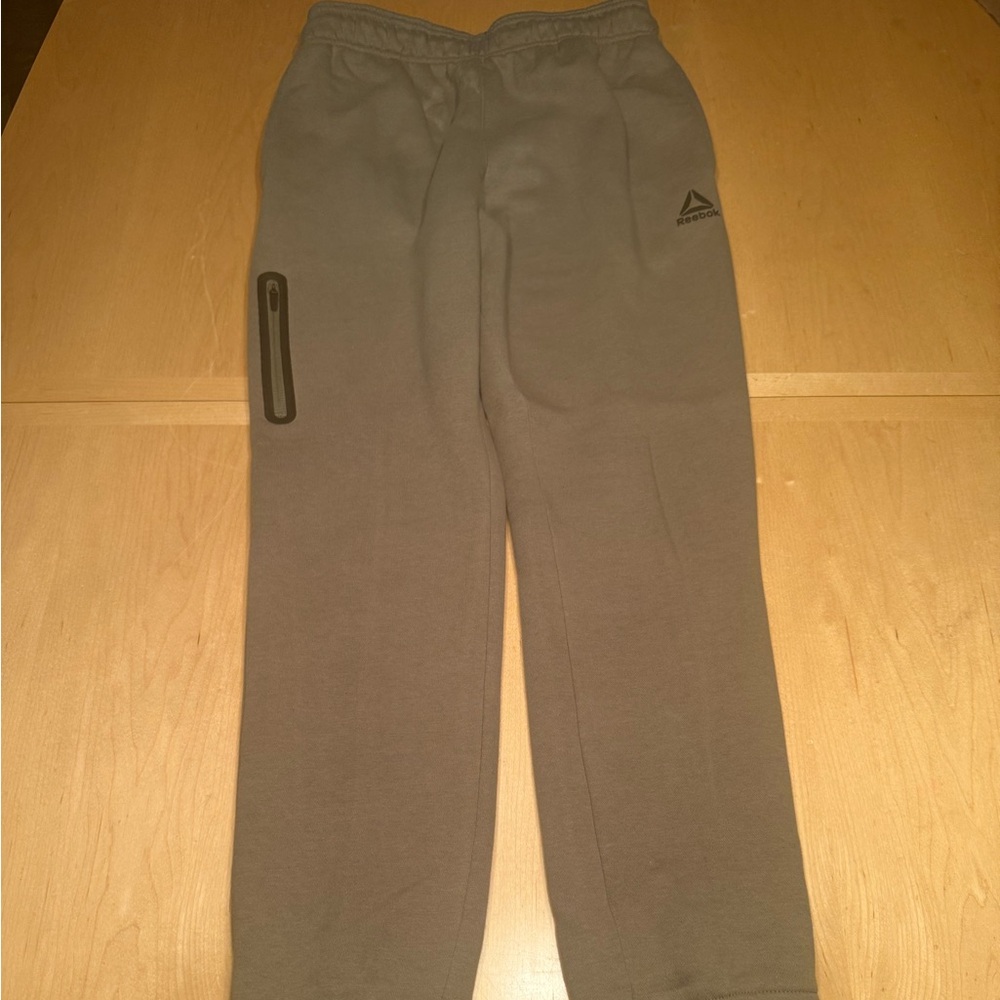 Reebok Olive Green Jogger Pants with Black Waistband